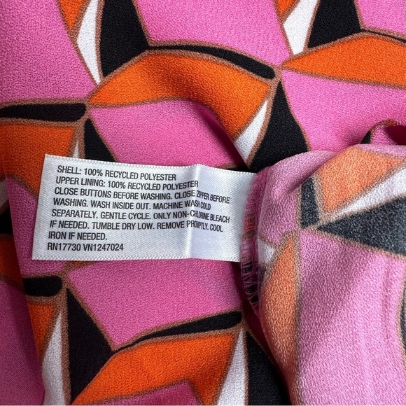 Diane Von Furstenberg for target Geometric  Sleeveless Dress size 6 nwt - Picture 6 of 7